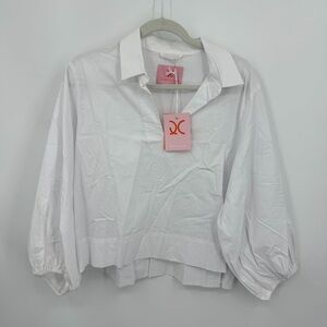 Quiet Culture Take Pause Top Snow white Size XL - NWT